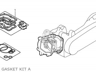 GASKET KIT A - NPS50 ZOOMER 2003 (3) CANADA