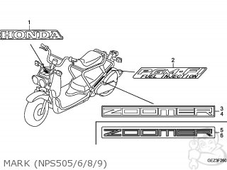 Honda NPS50 ZOOMER 2008 (8) KOREA parts lists and schematics