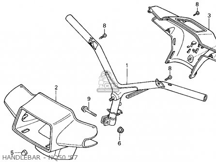 Purchase 1986 Honda Spree NQ50 NQ 50 Wheel Brake Hub In Spring Hill - Foto 10
