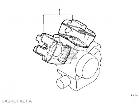 GASKET KIT A - NR750 1992 (N) FRANCE / YB