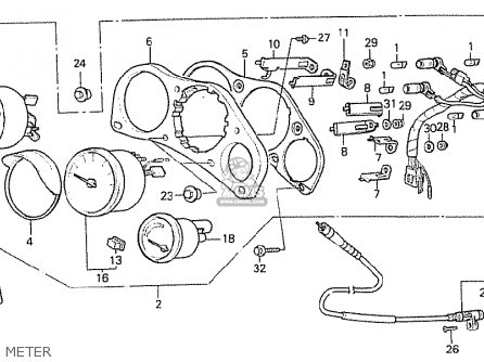 Honda NS400R 1985 (F) AUSTRALIA parts lists and schematics