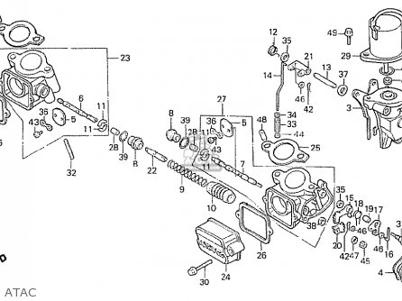 Honda Ns400r 1985 (f) England parts list partsmanual partsfiche