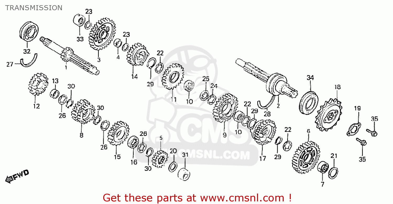 TRANSMISSION NS400R 1985 (F) GERMANY