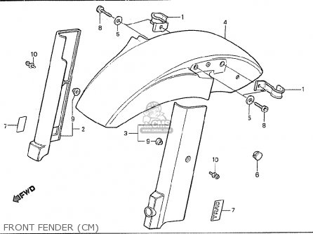 Honda NS400R 1986 (G) CANADA parts lists and schematics