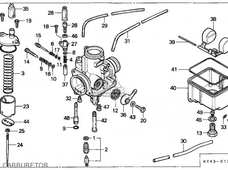 Honda NSR125R 1989 (K) ENGLAND / MKH parts lists and ... honda nsr 125 r wiring diagram 