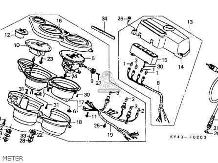 Honda NSR125R 1992 (N) FRANCE / KPH parts lists and schematics Honda NSR125R 1992 (N) FRANCE / KPH parts lists and schematics