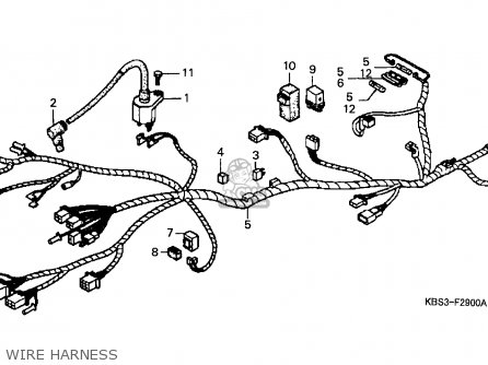Honda NSR125R 1999 (X) ENGLAND parts lists and schematics