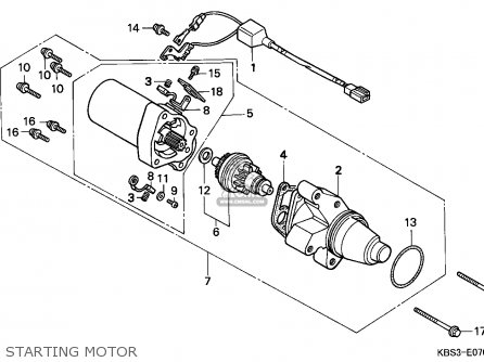 Honda NSR125R 1999 (X) ITALY parts lists and schematics