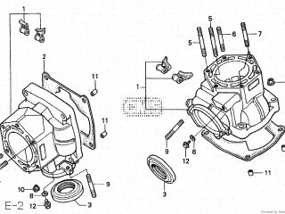 Honda NSR250R 1986 (G) JAPAN MC16-100 parts lists and schematics