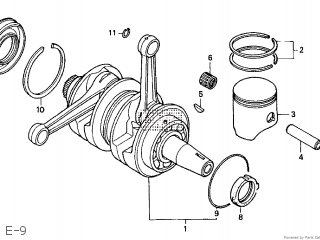 Honda NSR250R9 1990 (L) JAPAN MC21-102 parts lists and schematics