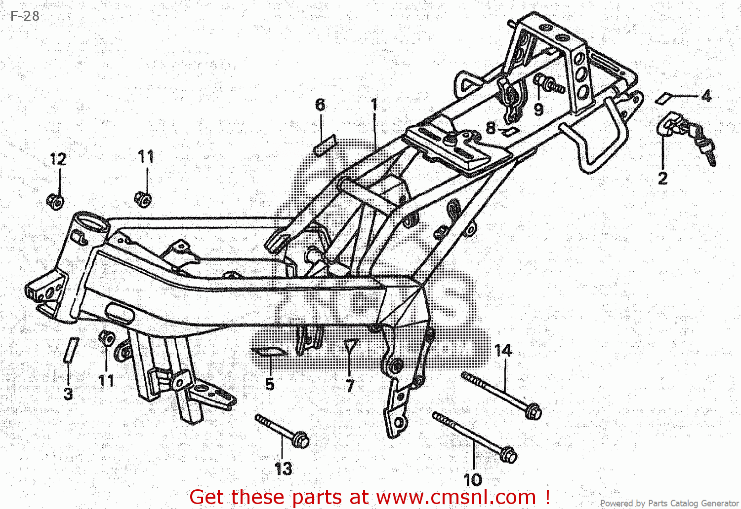 Honda NSR50 1995 (S) JAPAN AC10-170 F-28 - buy F-28 spares online