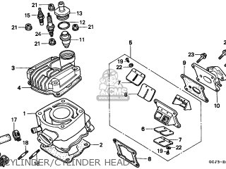 CYLINDER/CYLINDER HEAD - NSR50R 2000 (Y) SPAIN
