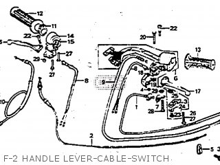 Honda NT50 1987 (H) ENGLAND parts lists and schematics