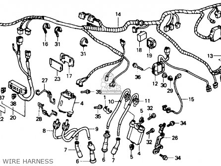 Honda NT650 HAWK GT 1990 (L) USA CALIFORNIA parts lists and schematics