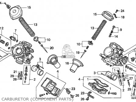 Honda Ntv650 Revere 1988 European Direct Sales parts list partsmanual ...