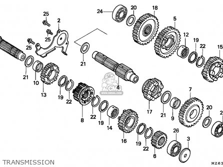 Honda NTV650 REVERE 1995 (S) FRANCE / MKH parts lists and schematics