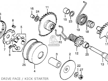 Honda NU50 URBAN EXPRESS 1983 (D) USA parts lists and schematics