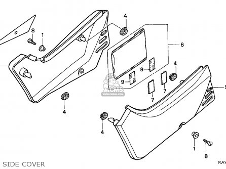 Honda NX125 TRANSCITY 1995 (S) FRANCE / CMF parts lists and schematics