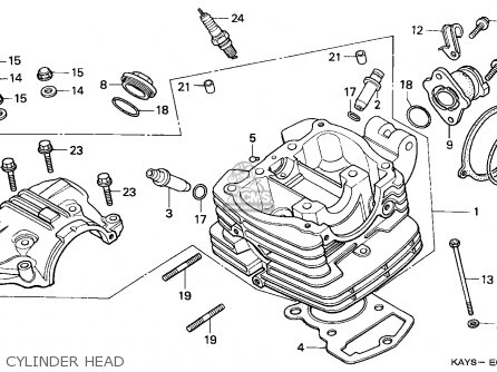 CYLINDER HEAD - NX125 TRANSCITY 1995 (S) ITALY