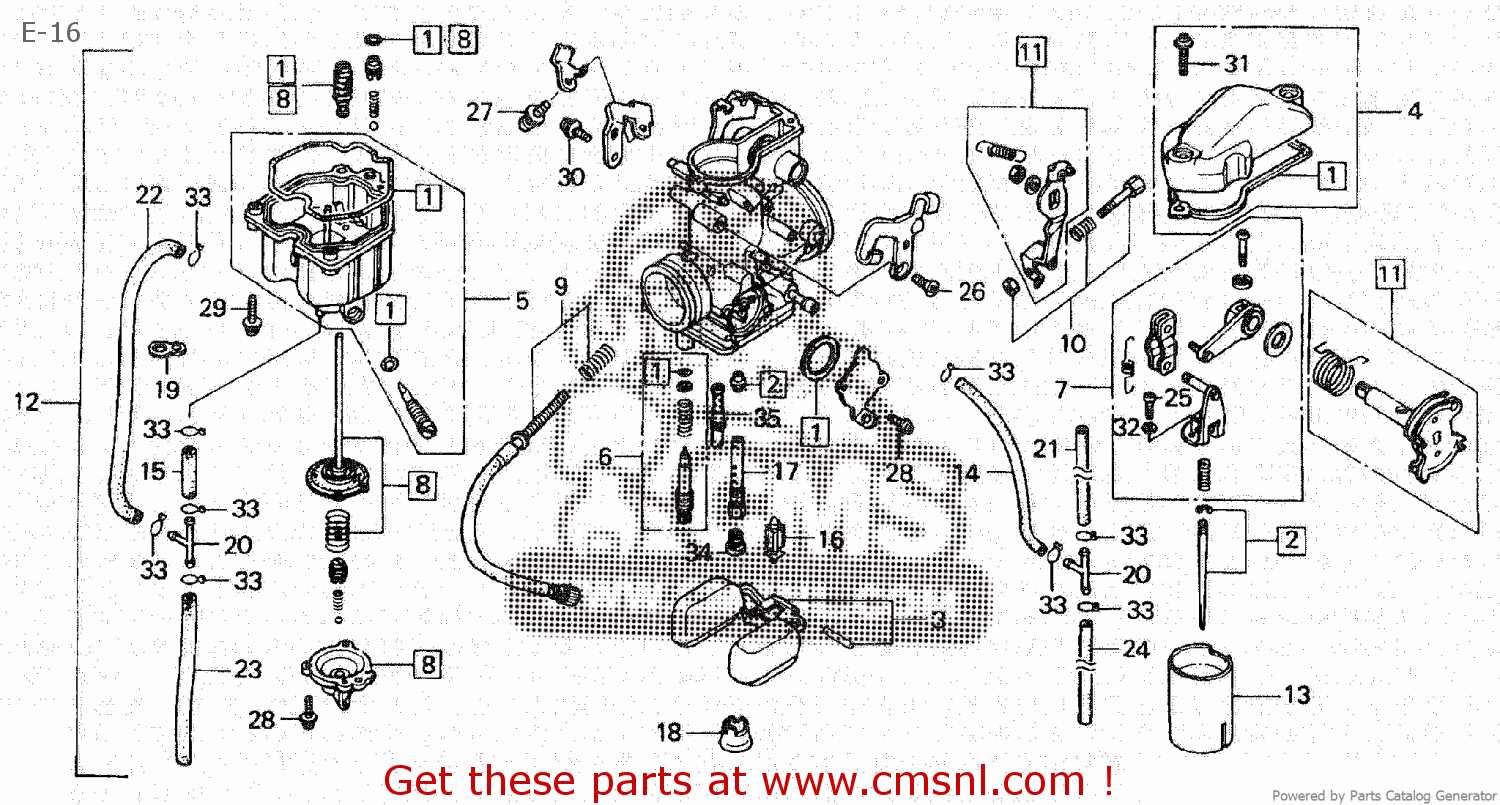 Honda NX250 AX-1 1994 (R) JAPAN E-16 - buy E-16 spares online