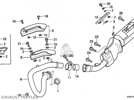 Honda dominator exhaust