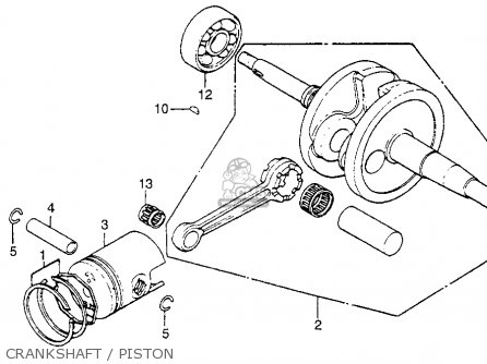 Honda NX50M EXPRESS SR 1981 (B) USA parts lists and schematics