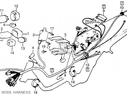 Honda NX50M EXPRESS SR 1982 (C) USA parts lists and schematics