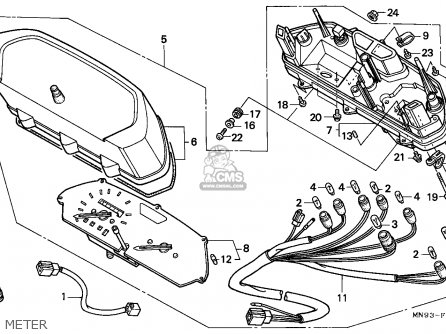 Honda NX650 DOMINATOR 1988 (J) BELGIUM parts lists and schematics