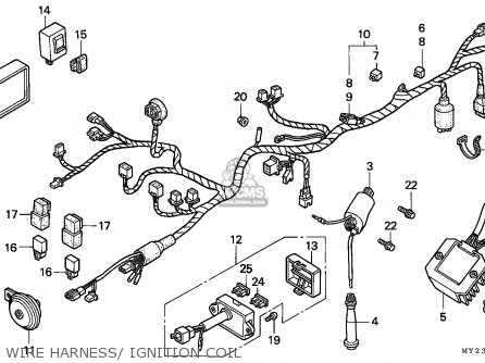 Honda NX650 DOMINATOR 1992 (N) EUROPEAN DIRECT SALES / MKH parts lists