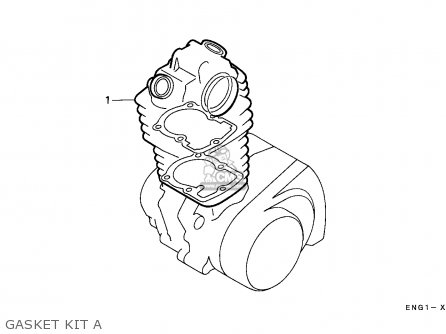 GASKET KIT A - NX650 DOMINATOR 1992 (N) FRANCE / MKH