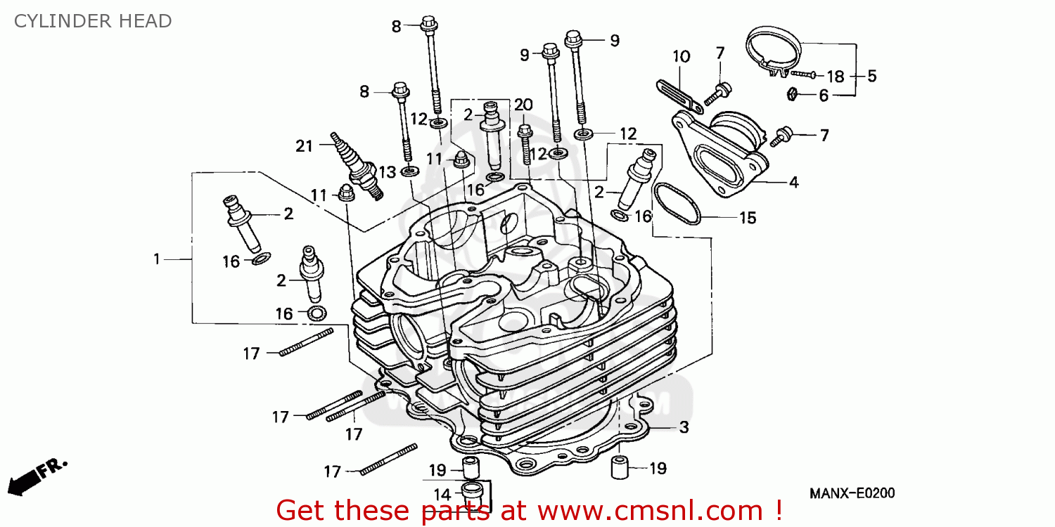 Honda Nx Dominator X Italy Cylinder Head Buy Cylinder Head Spares Online