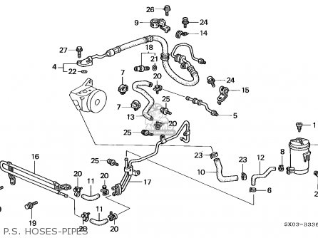 Honda ODYSSEY 1995 (S) 5DR EX (KA) parts lists and schematics