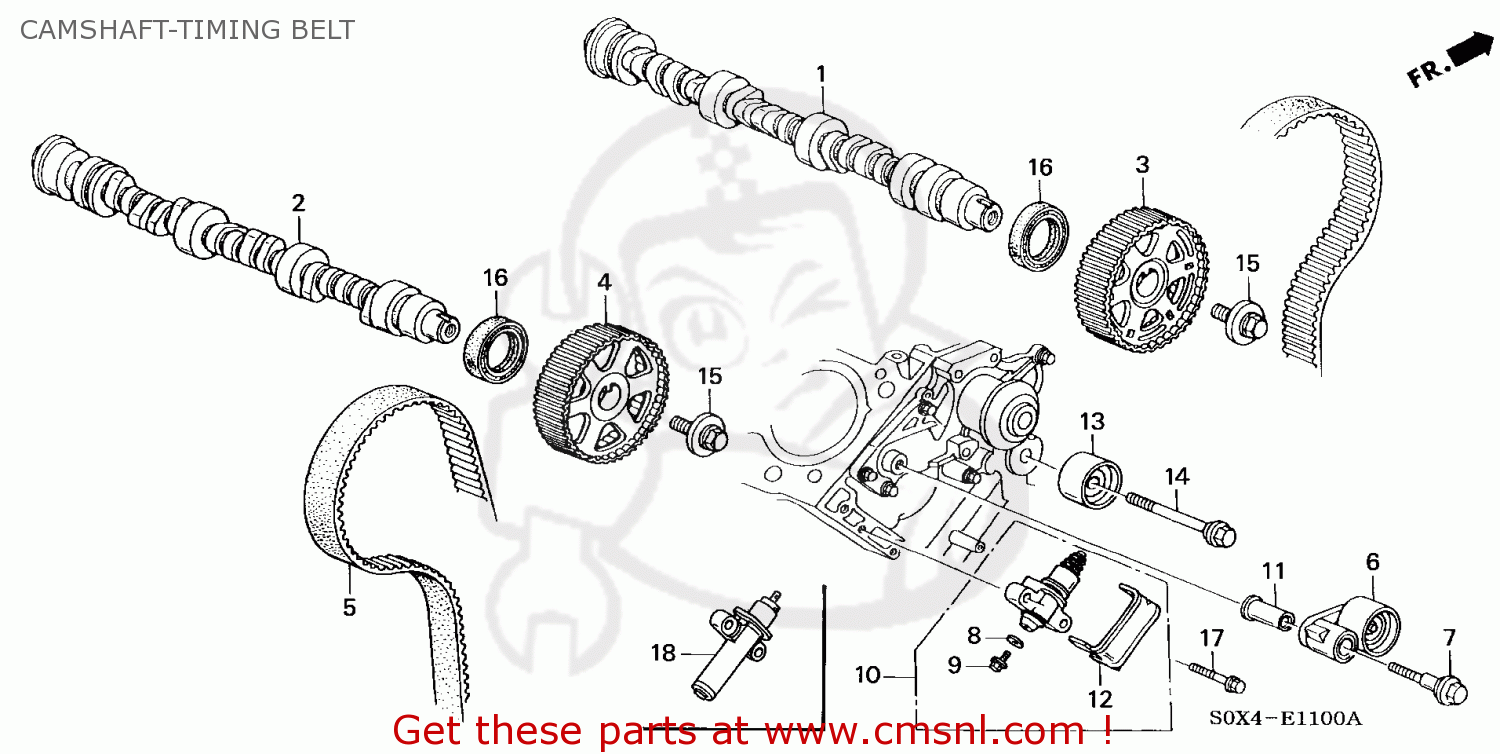 Honda odyssey 2004 timing belt hotsell