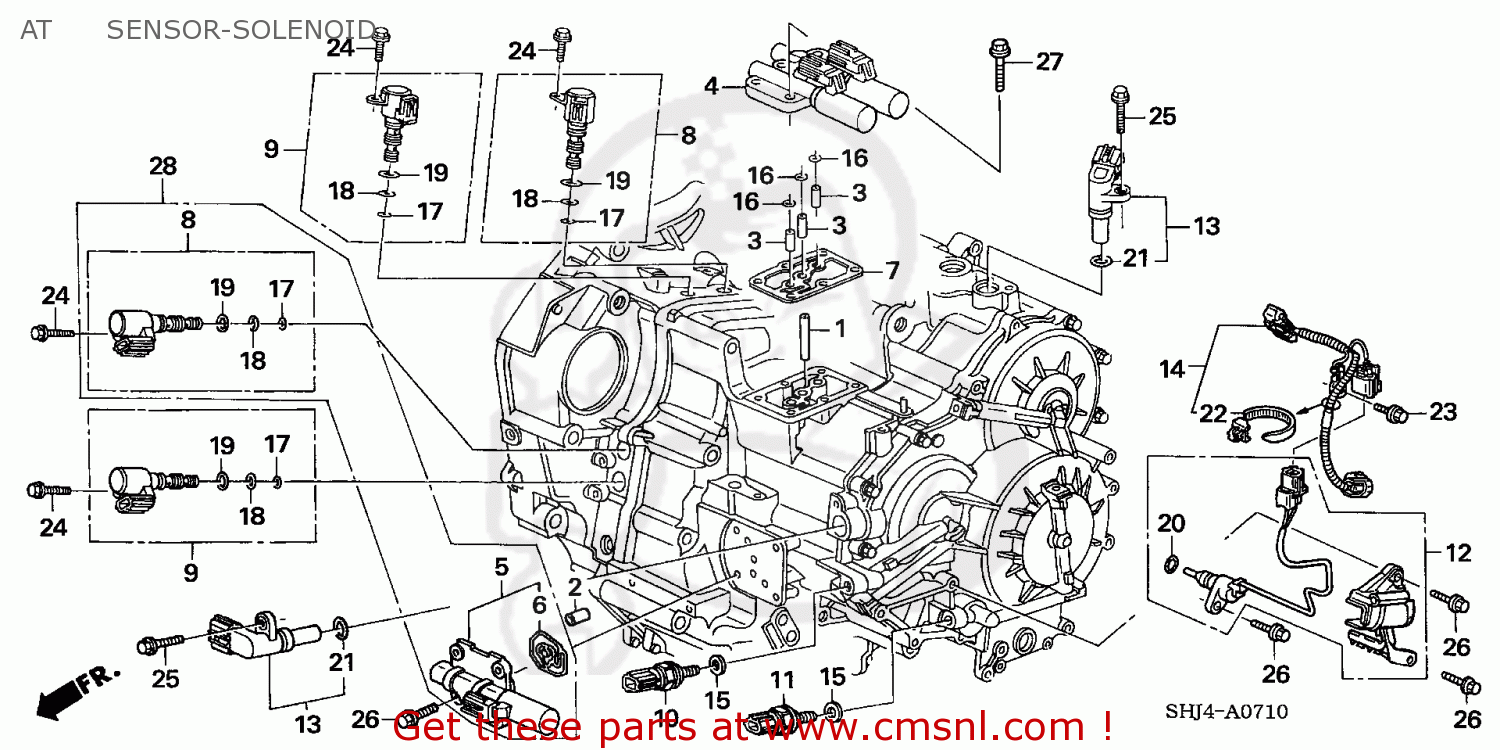 Honda ODYSSEY 2005 (5) 5DR EXL-T TOURING (KA) AT SENSOR-SOLENOID - Buy ...