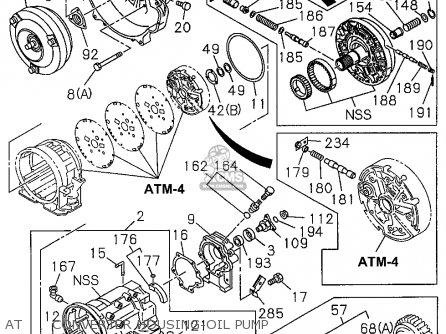 Honda PASSPORT 1994 (R) 4DR EX-W 4X4 V6 (KA,KL) parts lists and schematics