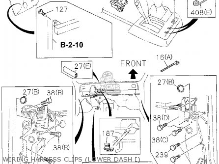 1994-2002 Honda Passport Clip (ID=10And12) 8-94438-996-0