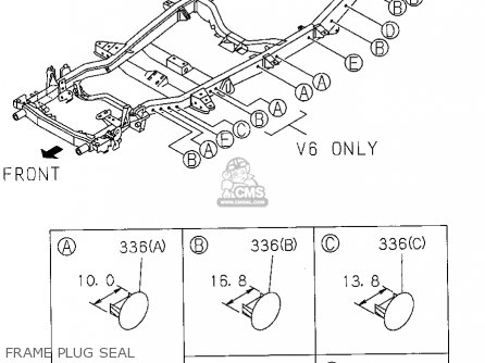 Honda Passport 1995 (s) 4dr Lx 4x4 V6 (ka kl) parts list