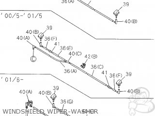 Honda PASSPORT 2001 (1) 4DR 4LX (KA) parts lists and schematics