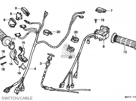 1989 HONDA PACIFIC COAST PC800 IGNITION PICK UP PICKUP COILS SENSOR PC 800