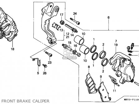 Honda PC800 PACIFIC COAST 1990 (L) ITALY parts lists and schematics