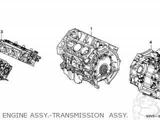 Honda PILOT 2004 (4) 5DR EX (KL,KA) parts lists and schematics