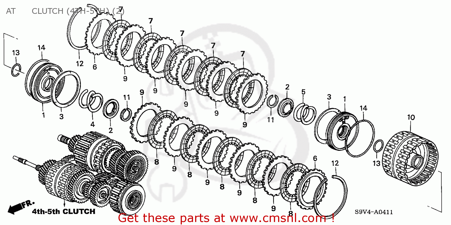 Honda PILOT 2005 (5) 5DR EXL (KA) AT CLUTCH (4TH5TH) buy AT CLUTCH
