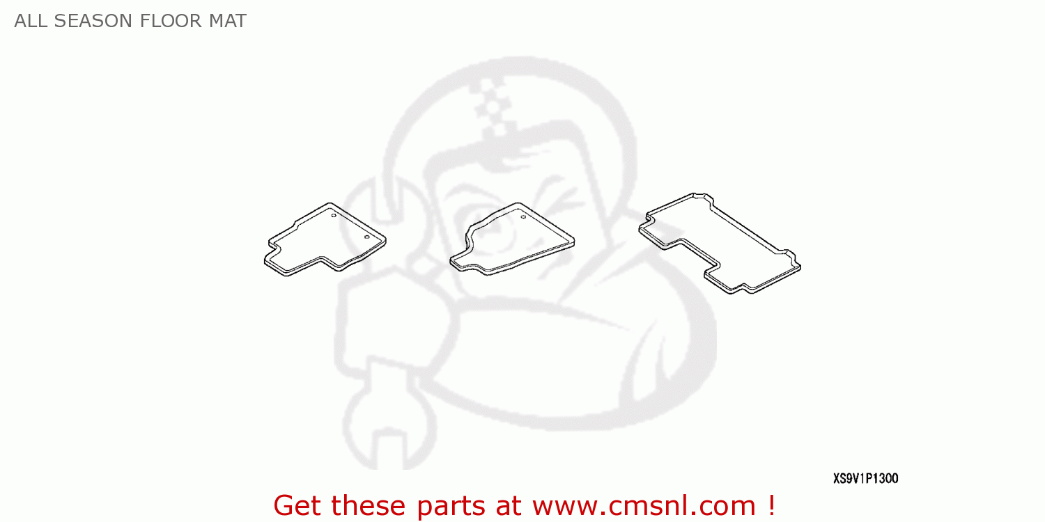 Honda PILOT 2005 (5) 5DR LX (KA) ALL SEASON FLOOR MAT buy ALL SEASON