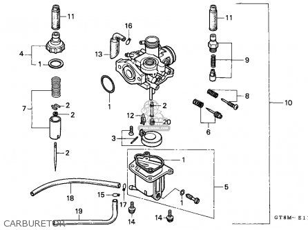 Honda PK50SM WALLAROO 1991 (M) BELGIUM / SEL parts lists and schematics