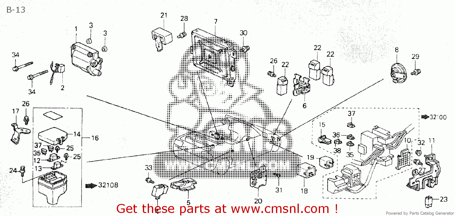Honda PP1 110 BEAT B13 buy B13 spares online