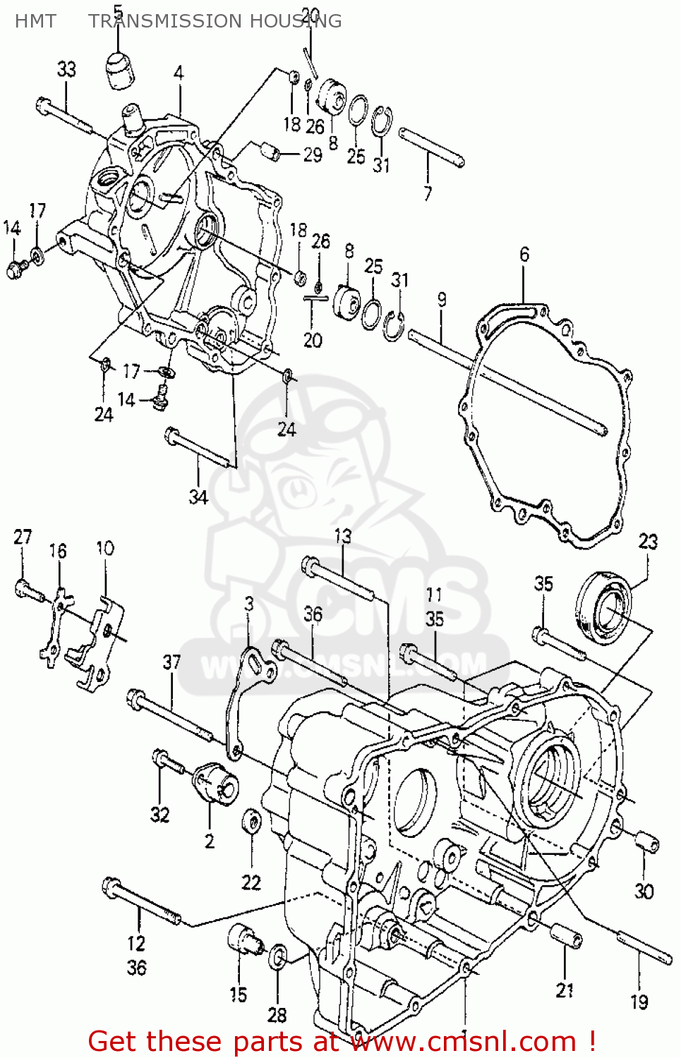 Honda PRELUDE 1981 (B) 2DR (KA,KH,KL) HMT TRANSMISSION HOUSING - Buy ...