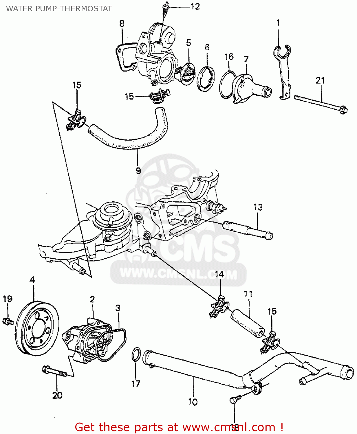 ... view large image · honda prelude genuine thermostat 19301p08316 genuine ...