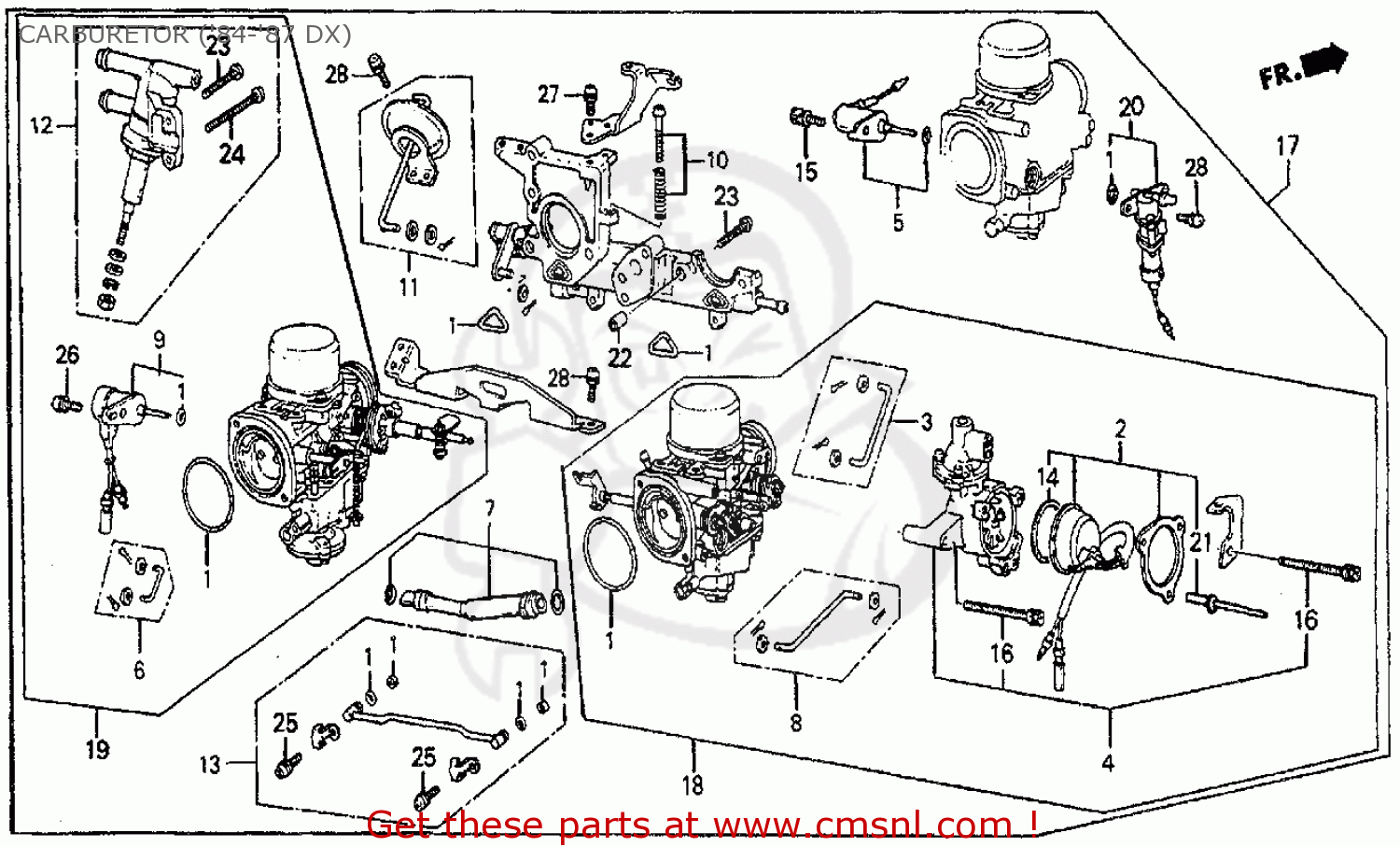 Honda Prelude 1985 F 2dr Dx Kakl Carburetor 84 87 Dx Buy