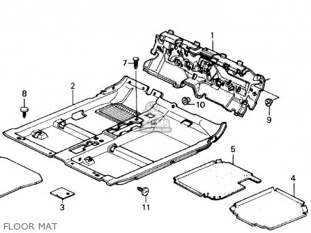 Honda PRELUDE 1989 (K) 2DR 2.0SI 4WS (KA,KL) parts lists and schematics