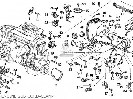 Honda Prelude 1994 2dr Si (ka,kl) parts list partsmanual ... 94 jeep cherokee undercarriage diagram 